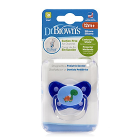 Ty ngậm đơn Prevent chỉnh nha, chống vẩu Dr.Brown's (12m+ )