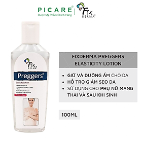 Lotion dưỡng ẩm, giảm vết rạn Fixderma Preggers Elasticity Lotion (100ml)