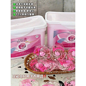 Hộp 30 viên giặt xả 4in1 siêu sạch, siêu thơm