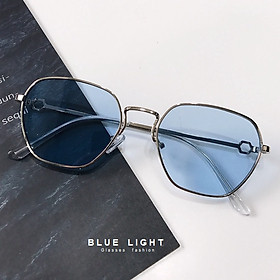 Kính Mát, Kính Râm Nam Nữ Mắt Màu Xanh Dương Gọng Dày Cứng Cáp - BLUE LIGHT SHOP