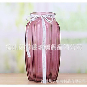 Mua Lọ hoa thủy tinh dày dặn phong cách Bắc Âu kích thước 22*8.4cm