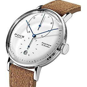 FEICE Automatic Watch for Men Bauhaus Watch Mens Mechanical Watch Stainless Steel Domed Mirror Analog Casual Dress Watches Unisex -FM202 (42mm)