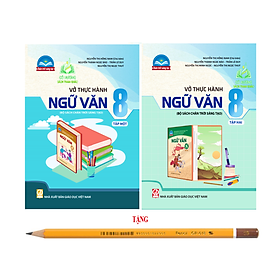 Hình ảnh Sách - Combo Vở thực hành ngữ văn 8 - tập 1 + 2 ( bộ chân trời sáng tạo )