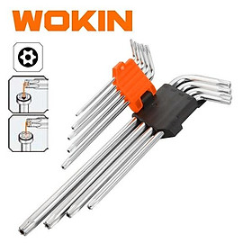 Mua Bộ lục giác dài đầu sao 9 chi tiết hệ inch WOKIN 207909