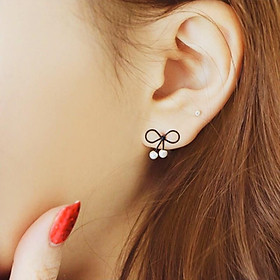 BÔNG TAI NƠ TIỂU THƯ PHONG CÁCH HÀN QUỐC Tatitava