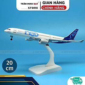 Mô hình máy bay USA Airbus A330 neo 20cm, Kèm Đế Trưng Bày + Có Bánh Xe - Trần Minh Đạt Store