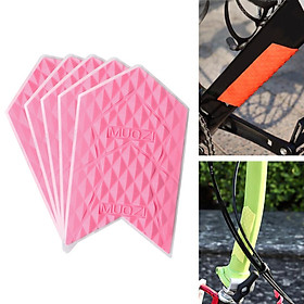 5pcs Bike Frame Protector Sticker Anti Scratch Bike Frame Protection Tape Decal Bike Frame Chain Protective Sticker for Bicycle