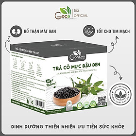 Bổ thận mát gan Trà cỏ mực đậu đen túi lọc Goce