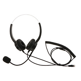 Headset Microphone Noise Cancelling Business Headset for Call Center