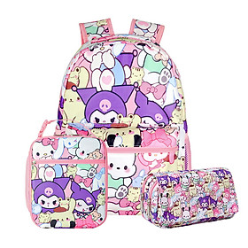 Ba lô học sinh bé gái siêu nhẹ chống nước cao cấp phong cách mới (combo bao gồm balo + túi đeo chéo + hộp bút) - BEE GEE HS1322