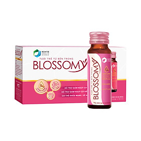 Nước uống collagen giúp sáng da, dạ dày khỏe Blossomy lốc 10 chai x 50ml