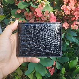 Bóp Da Cá Sấu. [DA BỤNG RẤT MỀM VÀ BỀN] 2 Mặt Đều Được Làm Từ Da Cá Sấu Cao Cấp