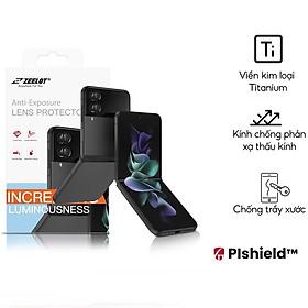 Kính Cường Lực Camera Lens Dành Cho Samsung Galaxy Z Flip 4 5G ZEELOT PISHIELD - Hàng Chính Hãng
