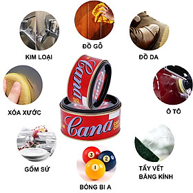 Kem Đánh Bóng Xóa Trầy Xước Sơn Ô tô - Xe Máy Cana Car Cream 100g -220g - đánh bóng bề mặt kim lọai, đồ gỗ, mặt đá - CANA LOẠI 1 CHÍNH HÃNG