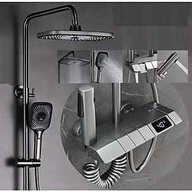 Mua SEN CÂY TẮM ĐỨNG PHÍM ĐÀN CÓ MÀN HÌNH HIỂN THỊ NHIỆT ĐỘ VÀ VÒI XỊT