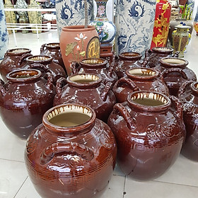 Chum Sành Đựng Rượu