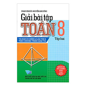 Giải Bài Tập Toán Lớp 8 (Tập 2)