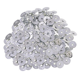 500 Pieces Metal Candle Wick Sustainers Tabs Base for Candle Making 12.5x3mm