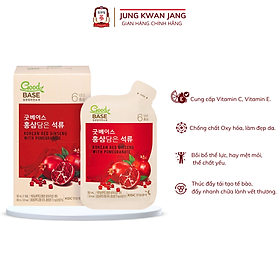 Nước Hồng Sâm Hàn Quốc Goodbase Lựu Đỏ