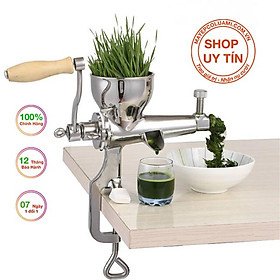 Mua Máy ép cỏ lúa mì bằng tay inox (thép không gỉ 304)