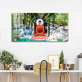 Mua Đồng Hồ Phật Giáo Kim Trôi Cao Cấp - Tranh Tráng Gương Đức Phật Từ Bi
