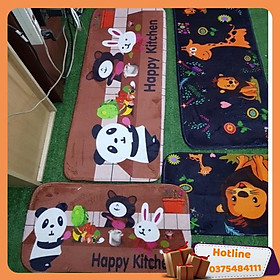 Bộ 2 Thảm Nhà Bếp 3D - Giao Ngẫu Nhiên - Hàng Loại 1