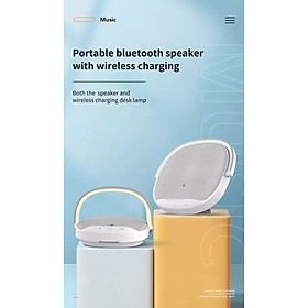 Mua Loa Wiwu Wireless Charging Desk Lamp Speaker Y1 Dành Cho Các Thiết Bị Có Bluetooth Có Đèn  Sạc Không Dây - Hàng Chính Hãng