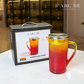 BÌNH NƯỚC THỦY TINH L’ARC DE SKT10R1 – HỌA TIẾT HẠT SƯƠNG