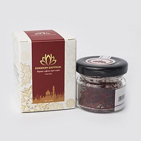 Saffron KingDom Nhụy Hoa Nghệ Tây Iran loại Super Negin thượng hạng (Hộp 1 gram)