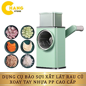 Dụng Cụ Thái Rau Củ Quả Đa Năng 4 in 1 -  Máy Nạo, Cắt Bào Củ Quả Đa Năng Cỡ Lớn Tiện Lợi