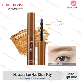 Mascara Định Hình và Tạo Màu Chân Mày Etude House Color My Brows 9g