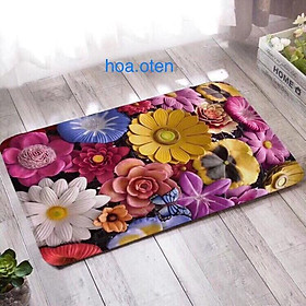 Mua Thảm Lau Chân 3D Ghome Siêu Đẹp 60x40cm
