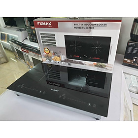 Mua Bếp Từ Đôi Fumak FM-IC2000 Mặt kính cường lực  hệ thống cảm ứng  công suất 4000W - Hàng Chính Hãng