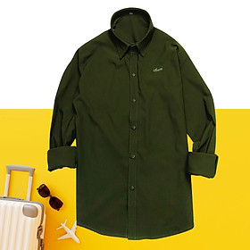 Áo sơ mia nam slim fit Amazing, vải kate thun co giãn 04 chiều, tay dài, màu sắc da dạng