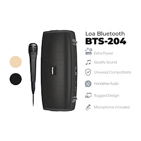 Loa Bluetooth di động Energizer BTS-204 kiêm sạc dự phòng kèm Micro Karaoke – Kết nối bluetooth 5.0, hỗ trợ FM radio, thẻ Micro SD, cổng sạc USB-A…