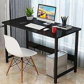Mua bàn làm việc chân sắt - chân đen-mặt đen 100x40cm