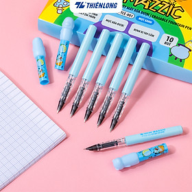 Combo 5/10 Bút máy Mazzic Thiên Long FTCE-001 - Ngòi cải tiến, trơn, êm với ống mực không lắng cặn