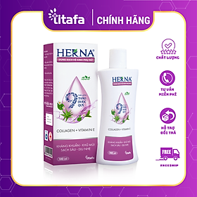 Dung dịch vệ sinh phụ nữ Herna 100ml - Kháng khuẩn - Khử Mùi - Sạch Sâu -