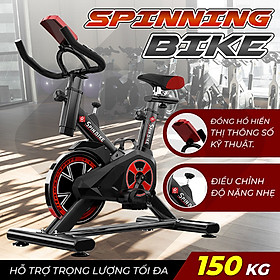 Xe đạp tập thể dục, Xe đạp thể thao,Xe đạp thể dục trong nhà giảm mỡ, săn chắc cơ thể, S500 - S303 - Elite 03 có đồ hồ hiển thị quãng đường, calo tiêu thụ, (hàng nhập khẩu) - S303 ĐEN