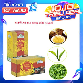 Combo 02 hộp trà tân cương long đình 200 gram