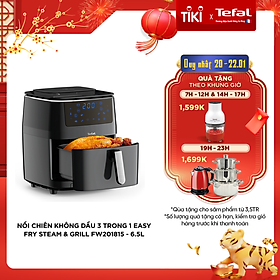 Nồi chiên nướng và hấp 3 trong 1 Easy Fry & Steam FW201815 - Dung tích 6.5L - Hàng chính hãng