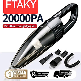 Máy Hút Bụi Cầm Tay Cao Cấp, Thiết kế Không Dây, Tặng Kèm Đầu Hút, Lực hút 20000PA Siêu Mạnh Hàng Nhập Khẩu