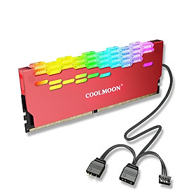 Tản Nhiệt Led ARGB cho RAM máy tính - Coolmoon Dragon Armor RA2 - hàng nhập khẩu