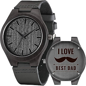 Engraved Wood Watches, shifenmei S5520 Wooden Watch Personalized Gifts Customized Watch for Men Women Husband Wife Birthday Wedding Anniversary Graduation Christmas