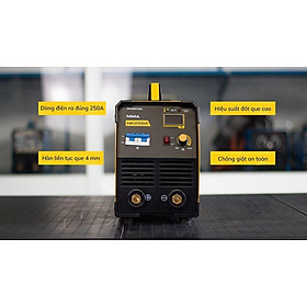 Mua MÁY HÀN QUE ĐIỆN TỬ MMA INVERTER 250A (1.6-4.0MM) 220V HỒNG KÝ HK250A - HÀNG CHÍNH HÃNG