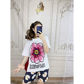 SET THUN NỮ COTTON,THIẾT KẾ HỌA TIẾT SIÊU XINH,MÀU SẮC SINH ĐỘNG THỜI TRANG VINA 1HIT FASHION