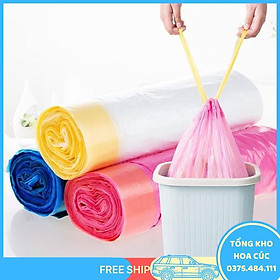 Combo 10 Cuộn Túi Đựng Rác Có Dây Rút - Vận Chuyển Miễn Phí Toàn Quốc