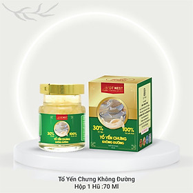 Đặc sản Khánh Hòa - Yến Chưng Không Đường 70ml (Hũ lẻ) DT NEST/ DT FOOD