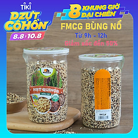 Hạt Quinoa (Diêm Mạch) mix 3 loại Smile Nuts hộp 600g - Mixed Quinoa Seed Smile Nuts 600g