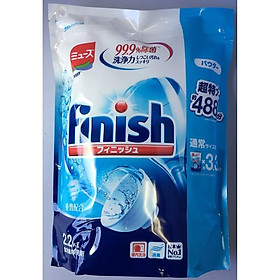 Bột rửa bát Finish Classic 2.5kg - Bột rửa bát finish power powder dùng cho máy rửa bát chén ly 1kg, 2,5kg